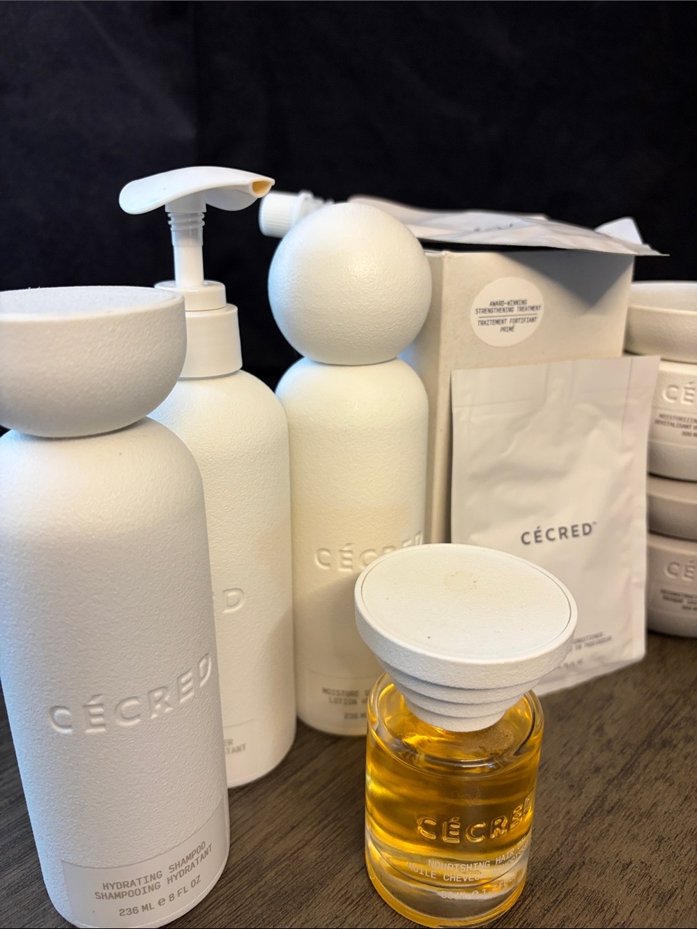 Cécred Hydrating Hair Care Set — 8 items